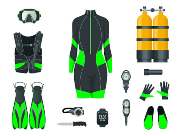 Accesories to consider whe you buy your first scuba dive gear 