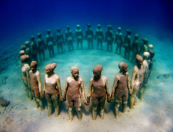 museo subacuáico en Cancun