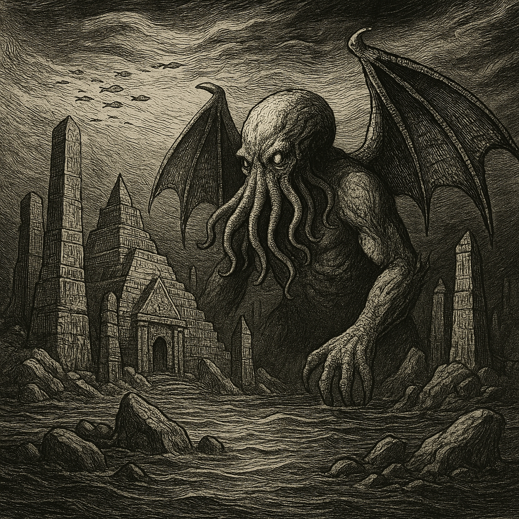 Fictional underwater city of R’lyeh Fictional underwater city of R’lyeh